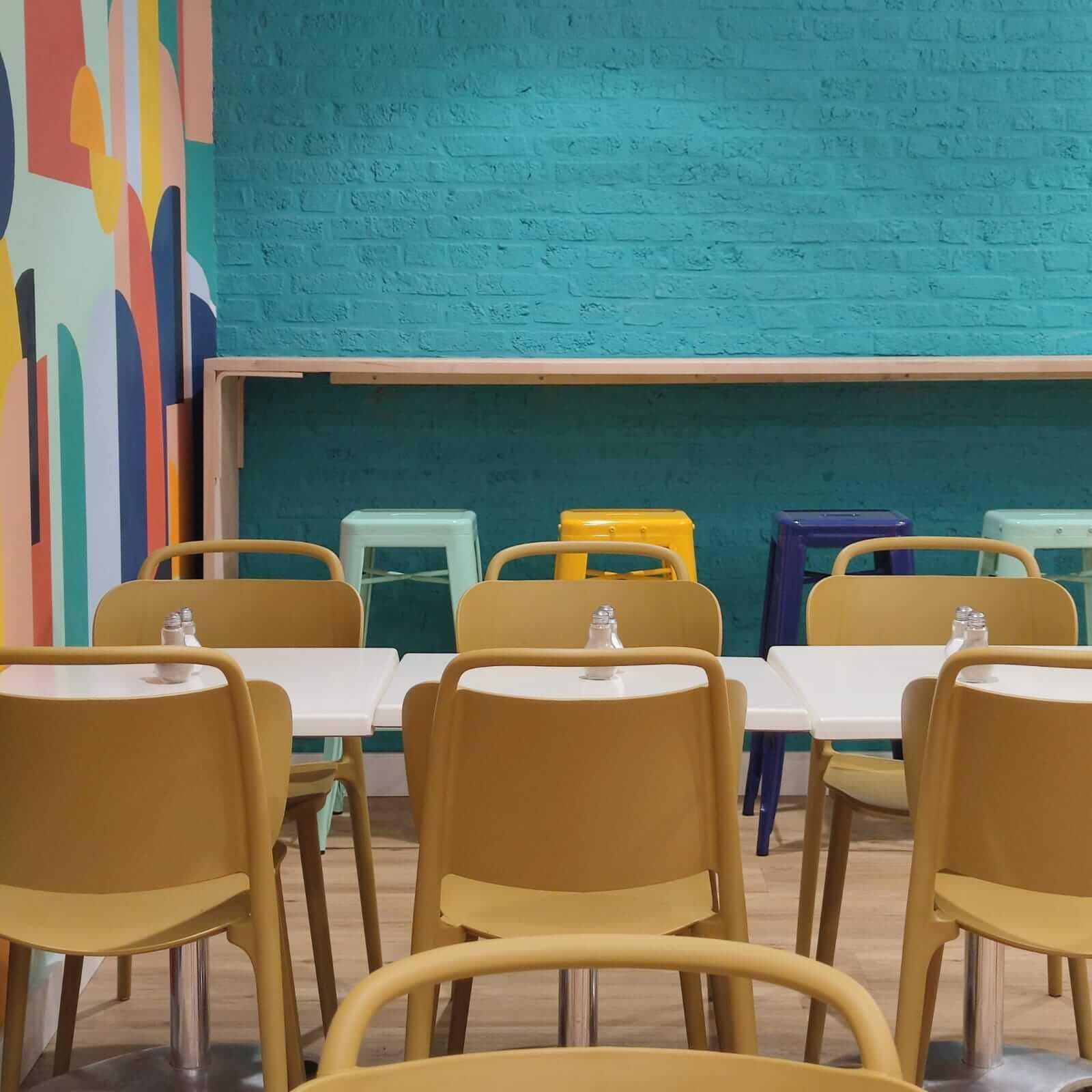 Fresque pour restaurant