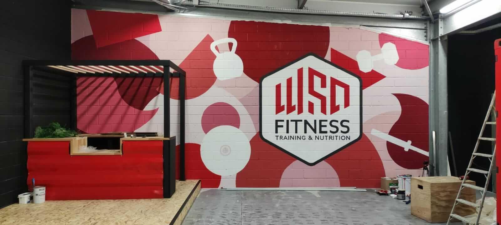 Fresque WSD Fitness par Sidoine.art